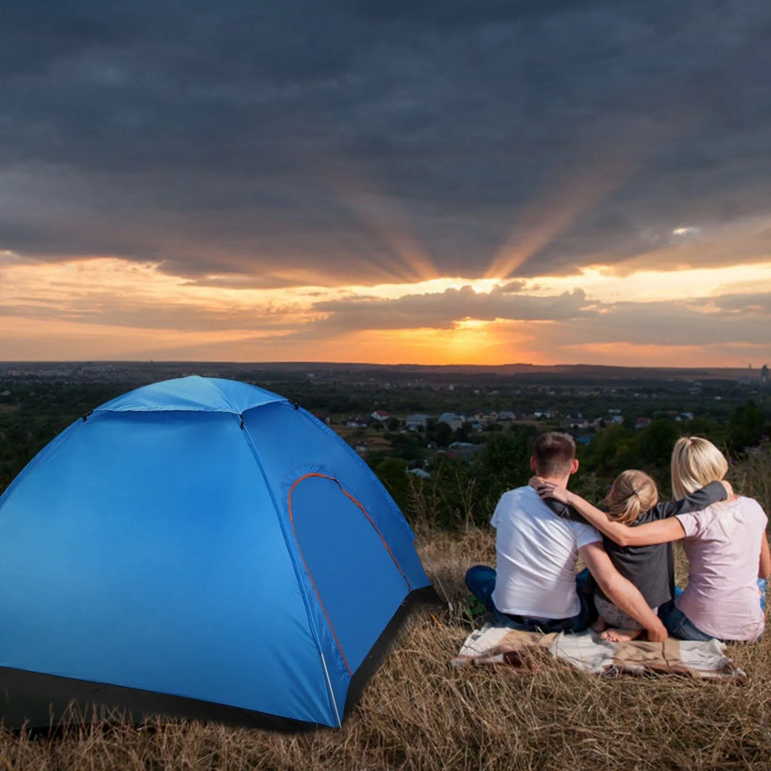 4 Persons Camping Waterproof Tent