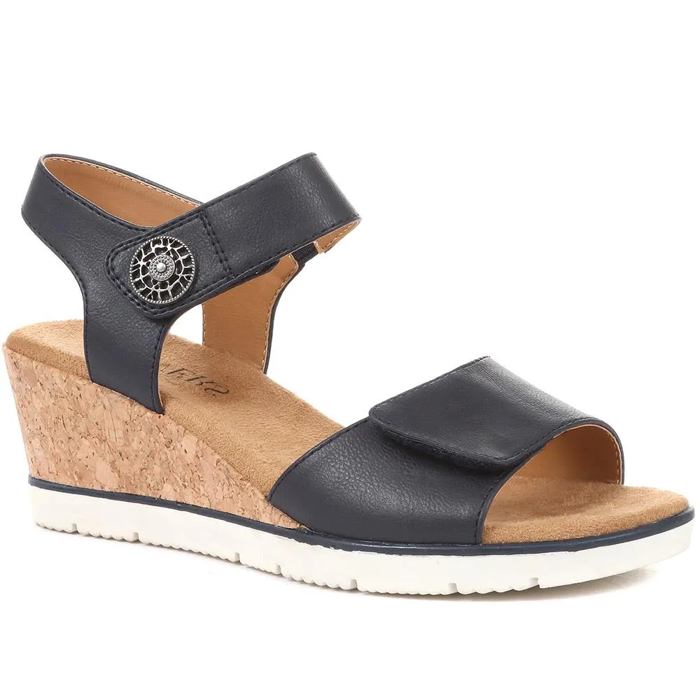 Adjustable Wedge Sandals - WBINS35160 / 321 805
