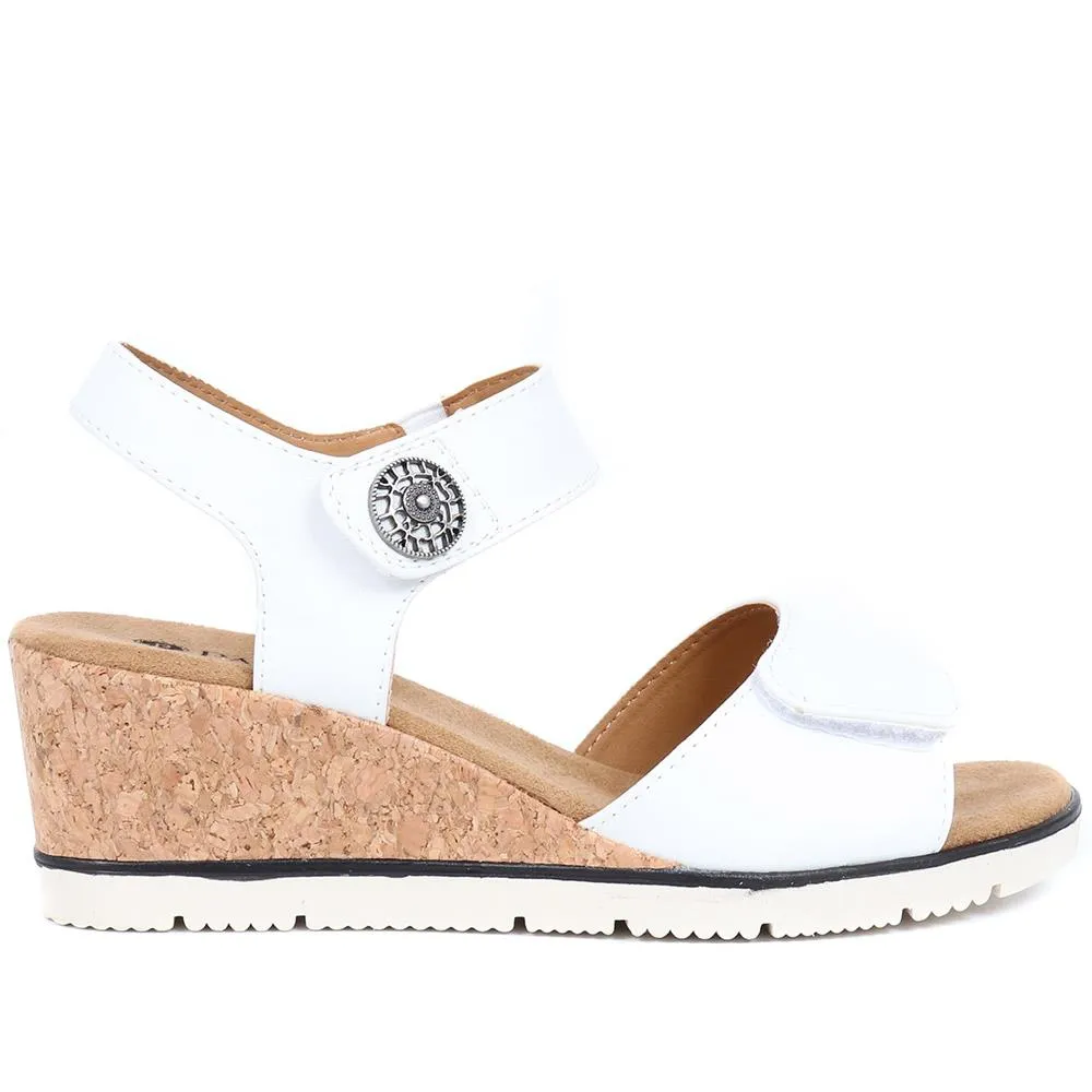 Adjustable Wedge Sandals - WBINS35160 / 321 805
