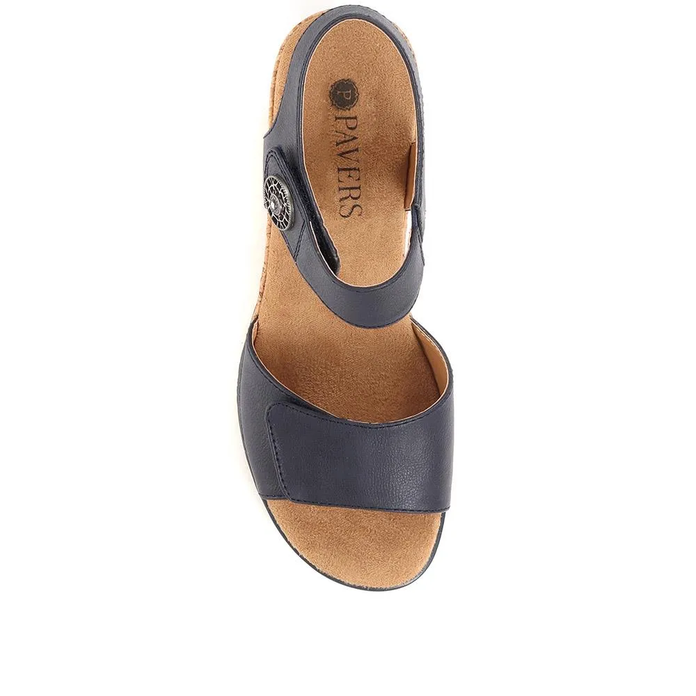 Adjustable Wedge Sandals - WBINS35160 / 321 805