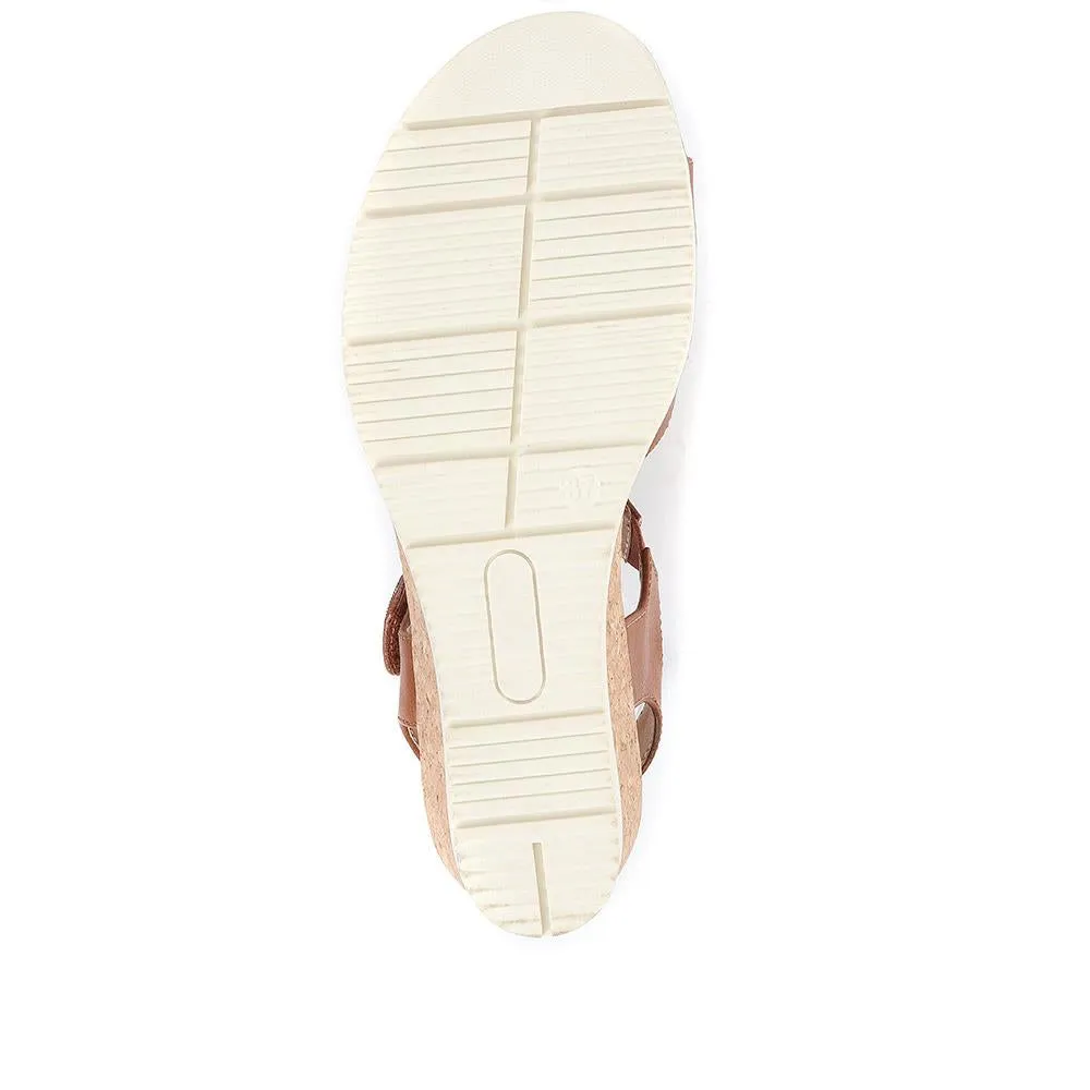 Adjustable Wedge Sandals - WBINS35160 / 321 805