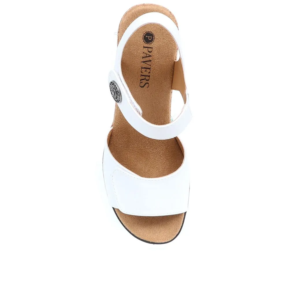 Adjustable Wedge Sandals - WBINS35160 / 321 805
