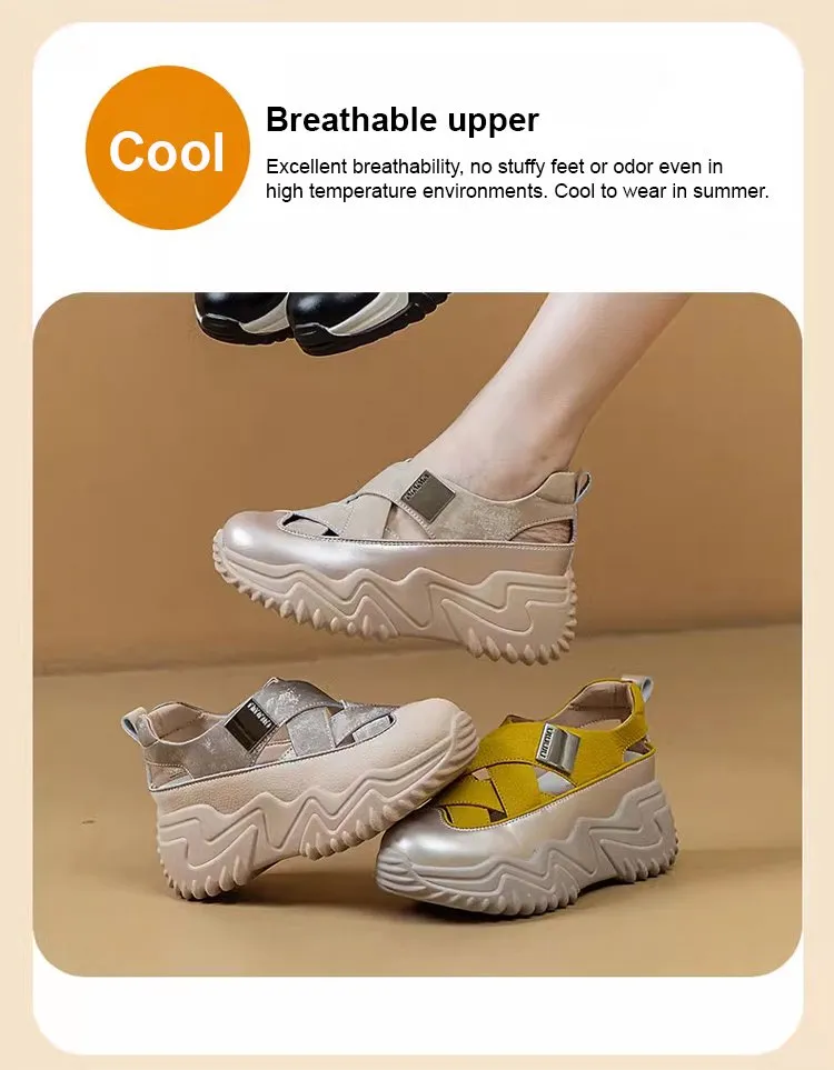 All-Match Open-Toe Thick-Soled Sandals
