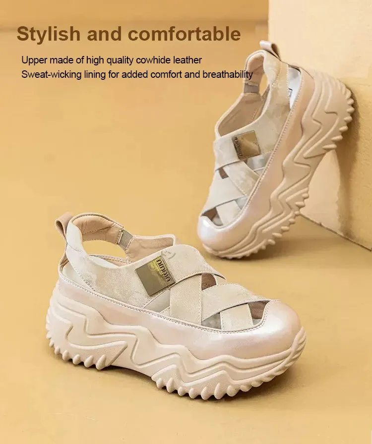 All-Match Open-Toe Thick-Soled Sandals