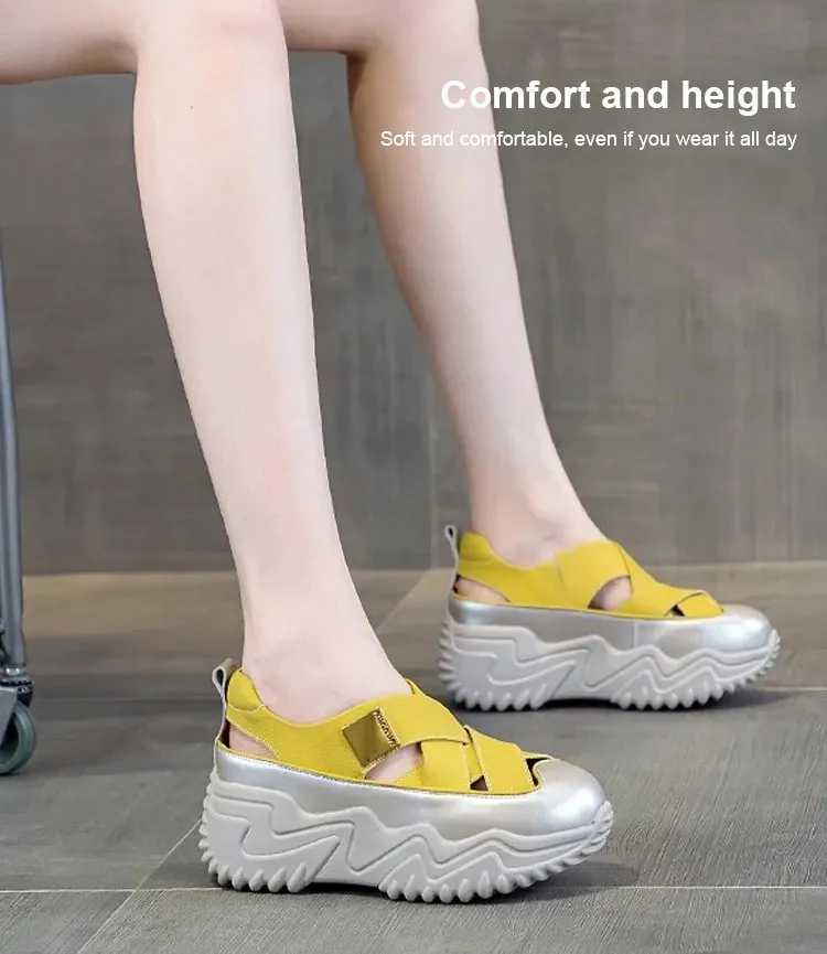 All-Match Open-Toe Thick-Soled Sandals