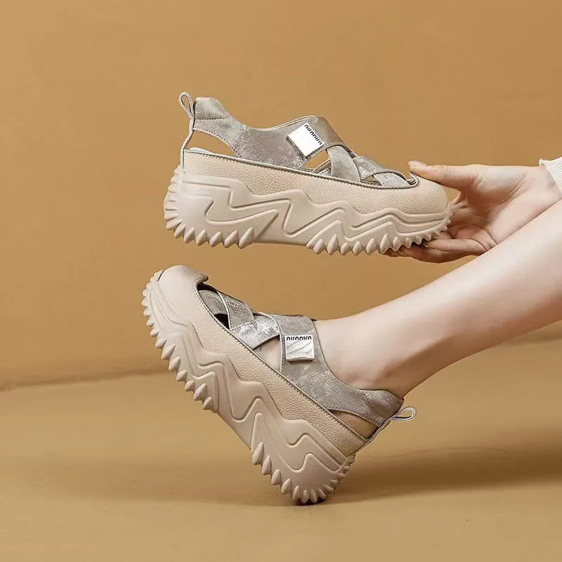 All-Match Open-Toe Thick-Soled Sandals