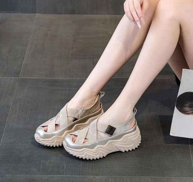 All-Match Open-Toe Thick-Soled Sandals