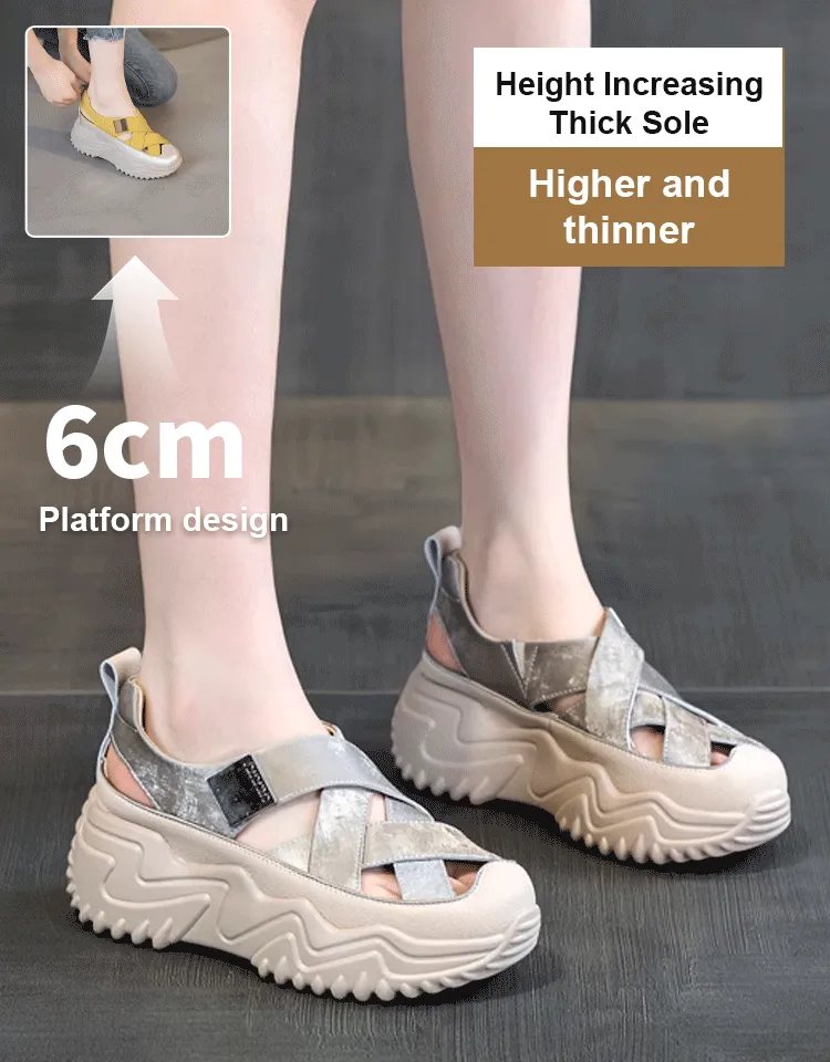 All-Match Open-Toe Thick-Soled Sandals