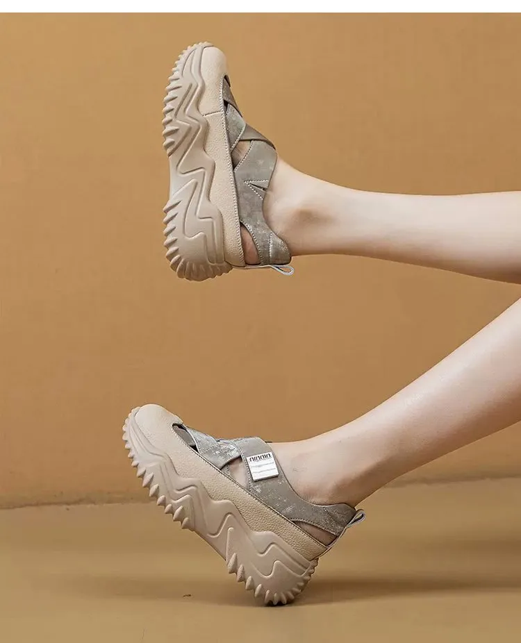 All-Match Open-Toe Thick-Soled Sandals