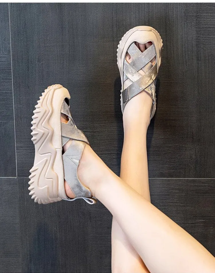 All-Match Open-Toe Thick-Soled Sandals