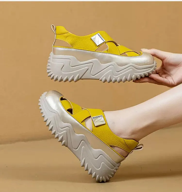 All-Match Open-Toe Thick-Soled Sandals