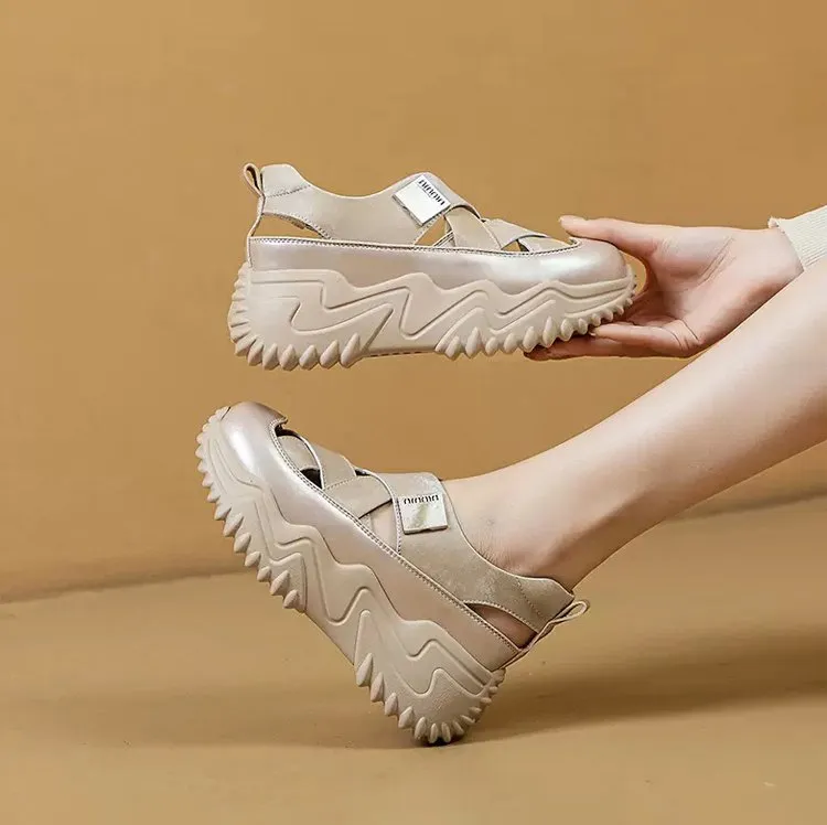 All-Match Open-Toe Thick-Soled Sandals