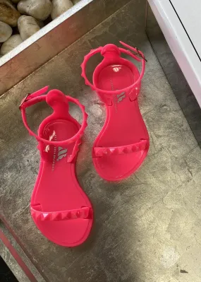 Aria Kid's Neon Pink Sandal