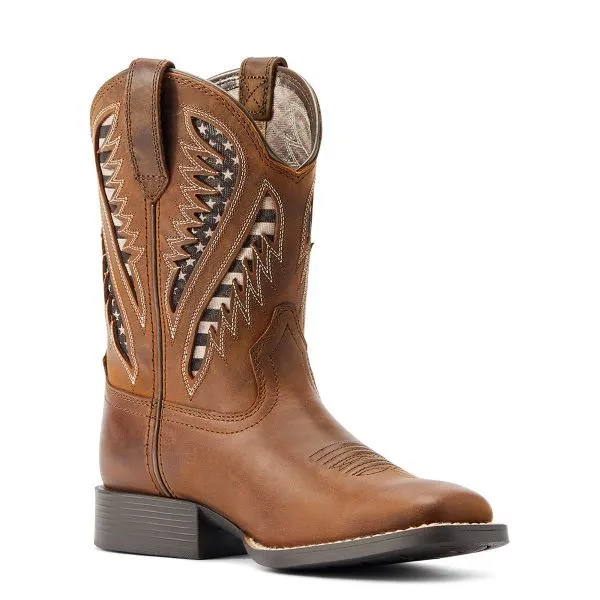 ARIAT YOUTH QUICKDRAW VENTTEK DISTRESSED TAN