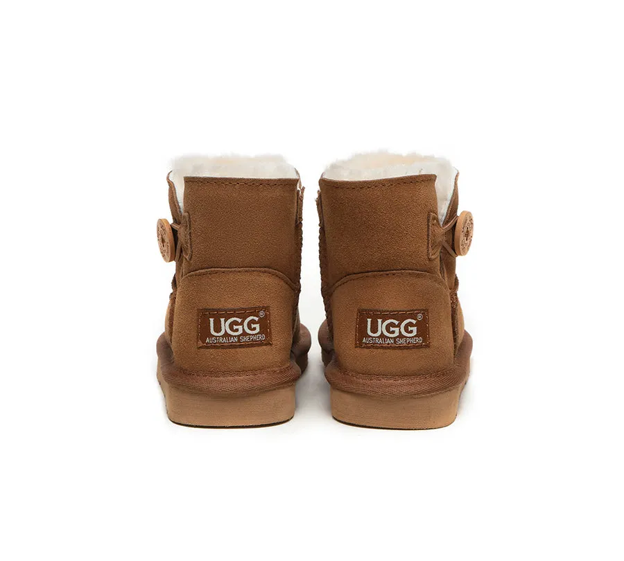 Australian Shepherd Ugg Boots Nolan Kids Mini Button