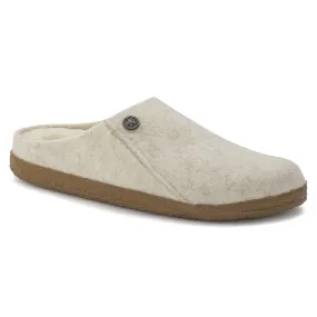 Birkenstock Zermatt Shearling Wool Slippers- Ecru