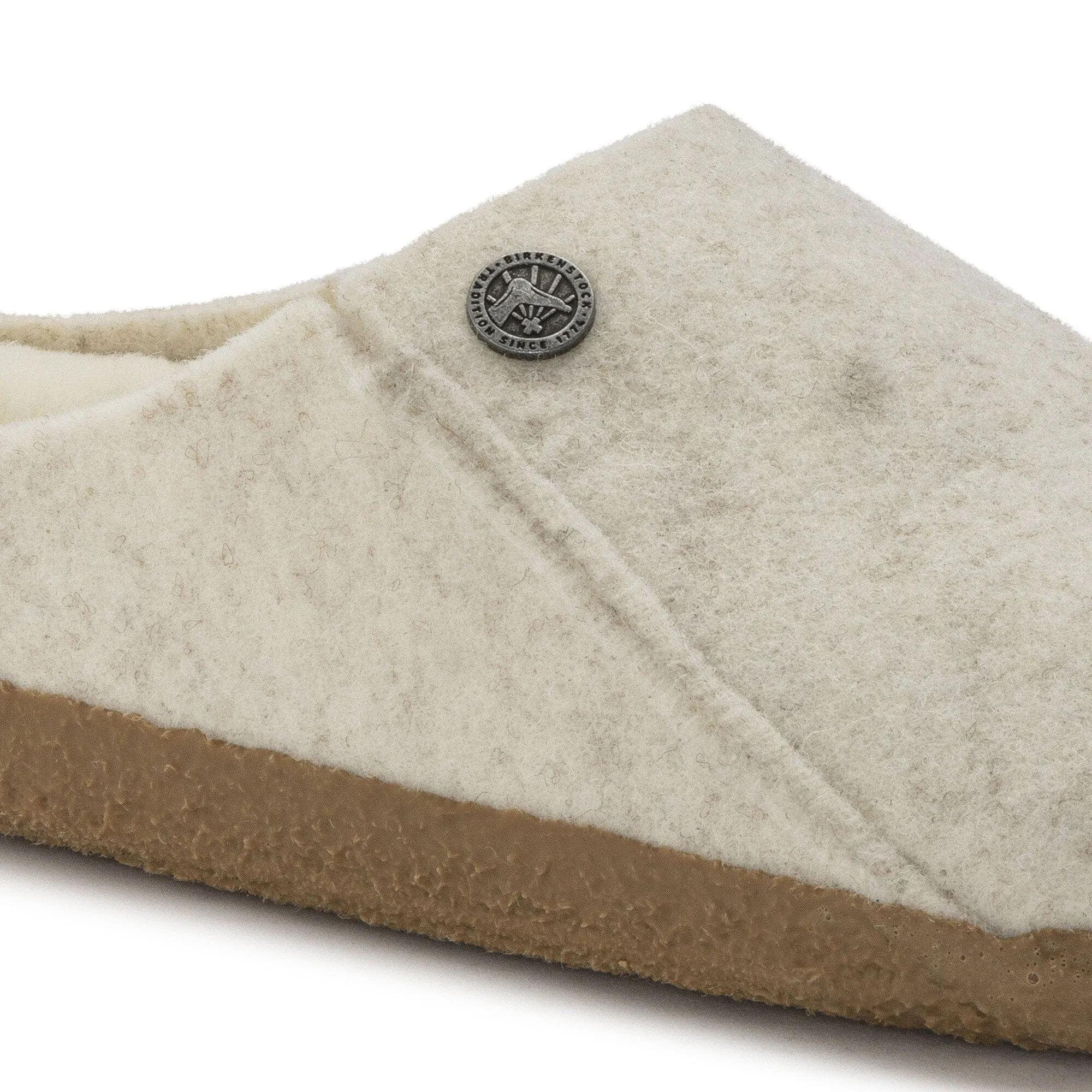 Birkenstock Zermatt Shearling Wool Slippers- Ecru