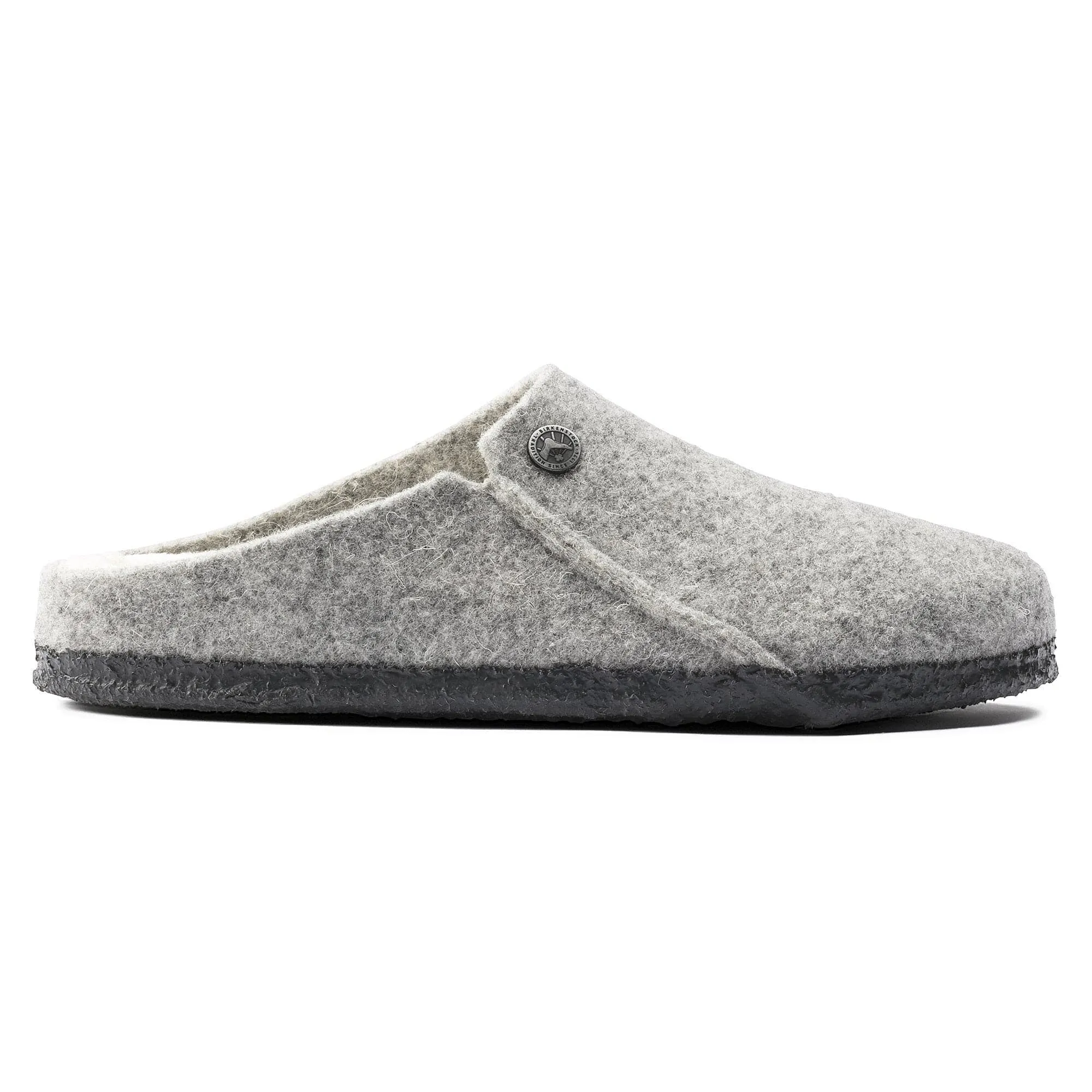 Birkenstock Zermatt Shearling Wool Slippers- Light Grey