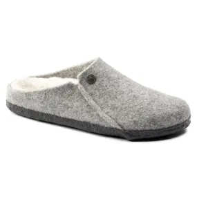 Birkenstock Zermatt Shearling Wool Slippers- Light Grey