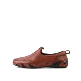 camel active Soft Leather Slip On Shoes Men Brown REMIZ 872309-AM2SV-3