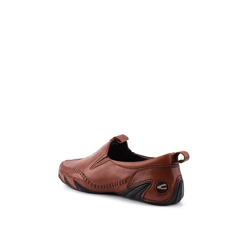 camel active Soft Leather Slip On Shoes Men Brown REMIZ 872309-AM2SV-3