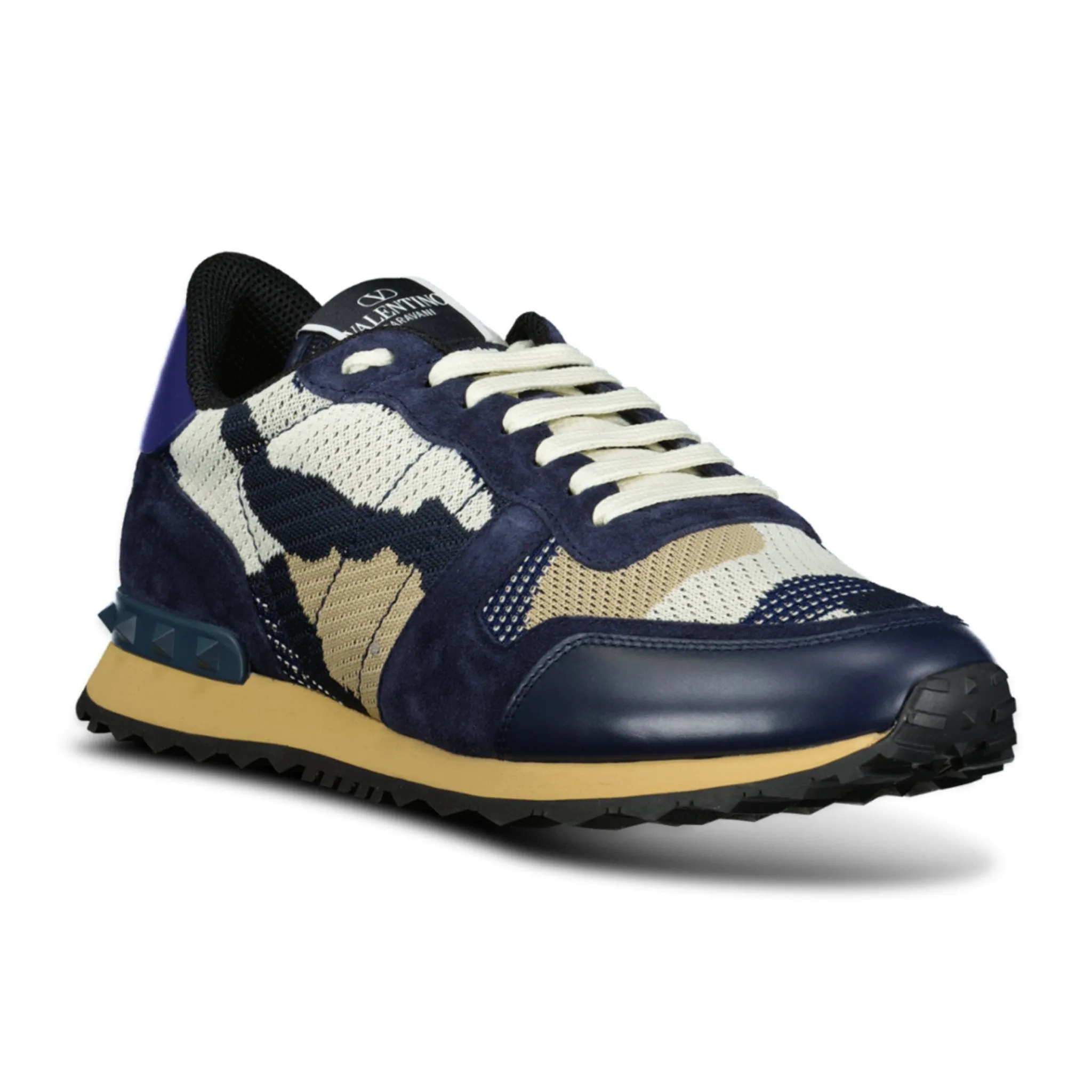 Camo Mesh Rockrunner Trainers Navy