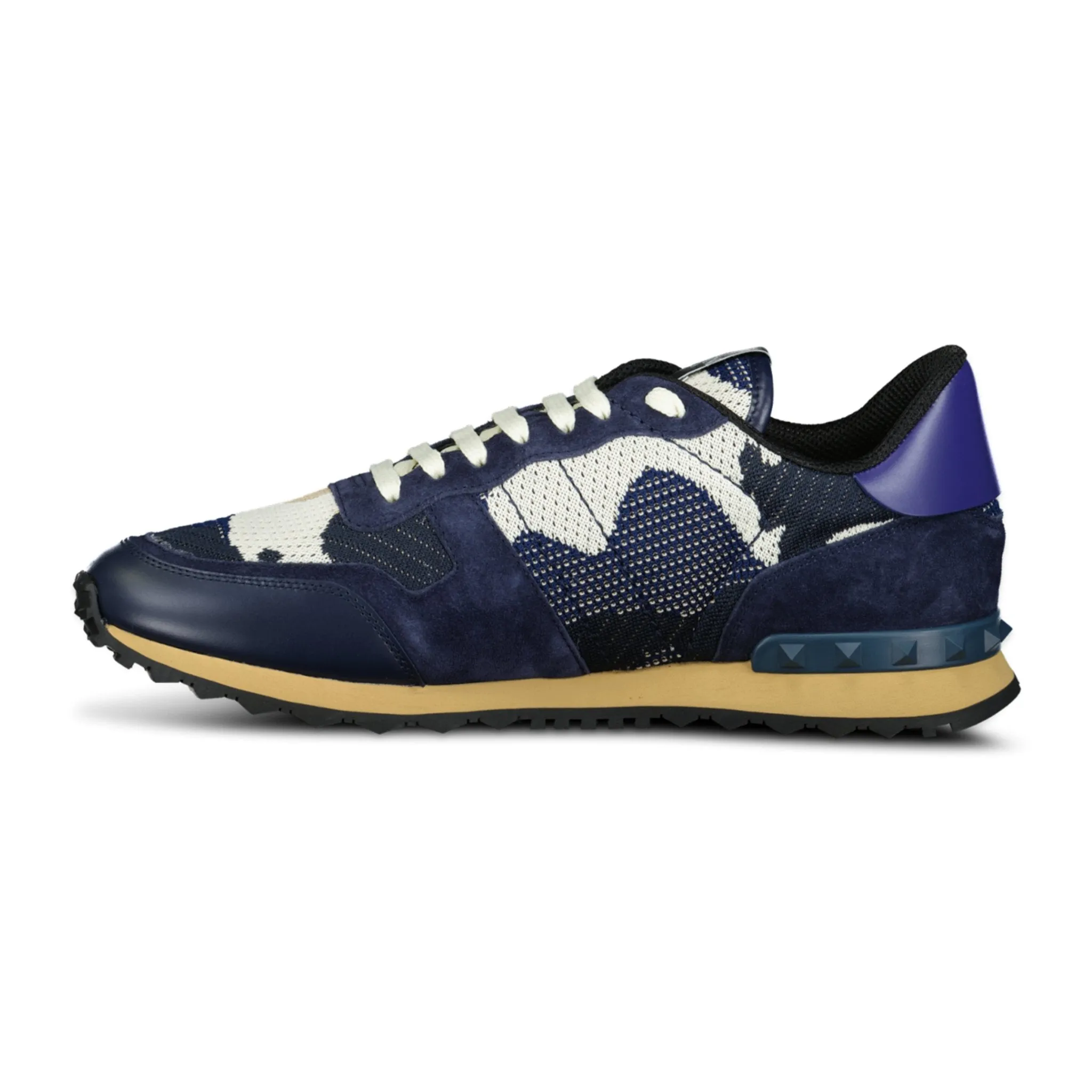 Camo Mesh Rockrunner Trainers Navy