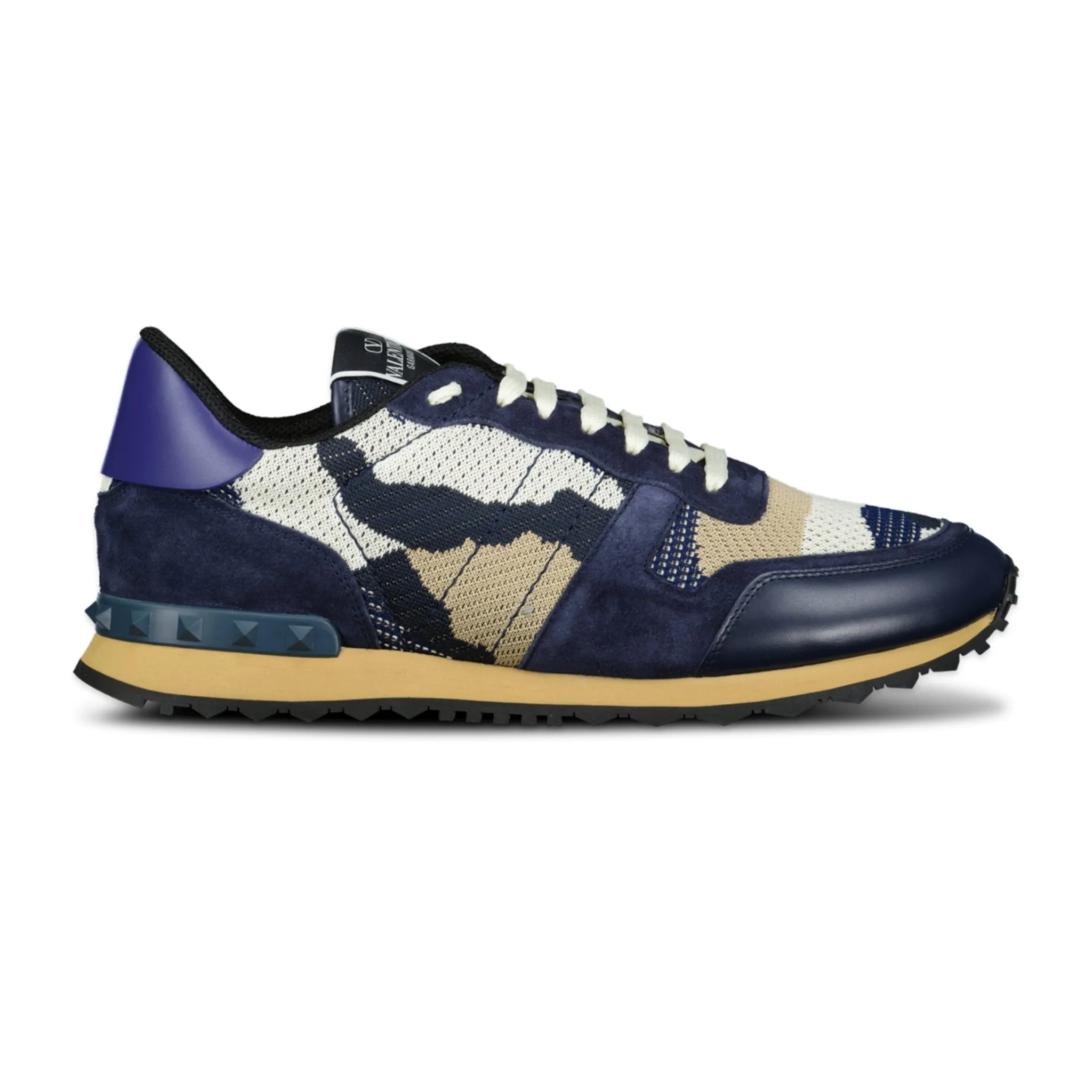 Camo Mesh Rockrunner Trainers Navy