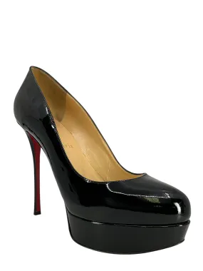 Christian Louboutin Patent Leather Platform Pumps Size 8