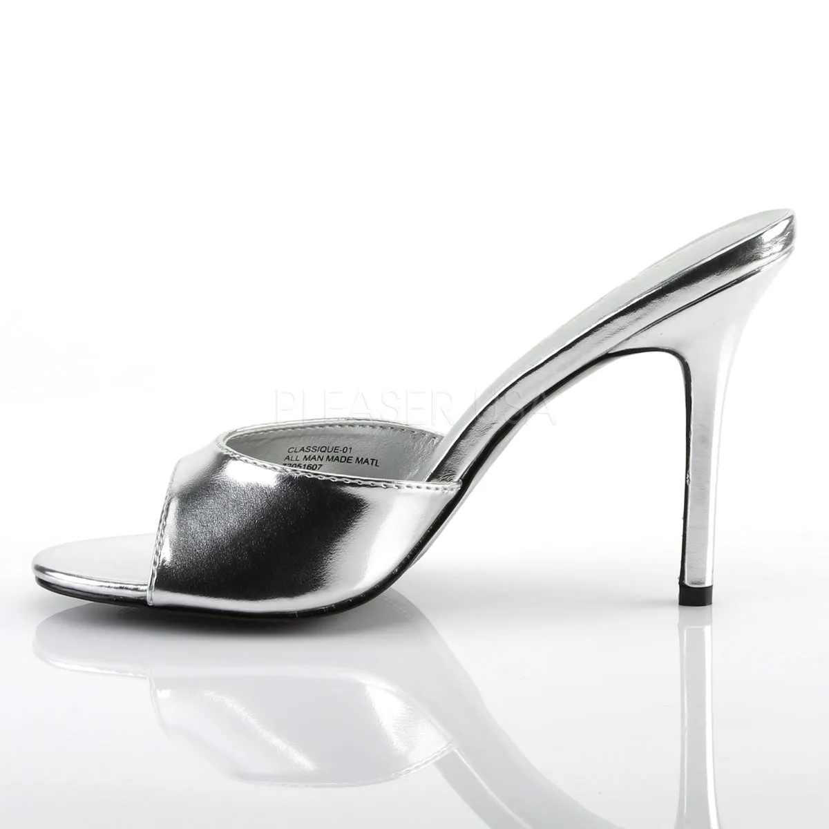 Classique Silver Sexy Slides