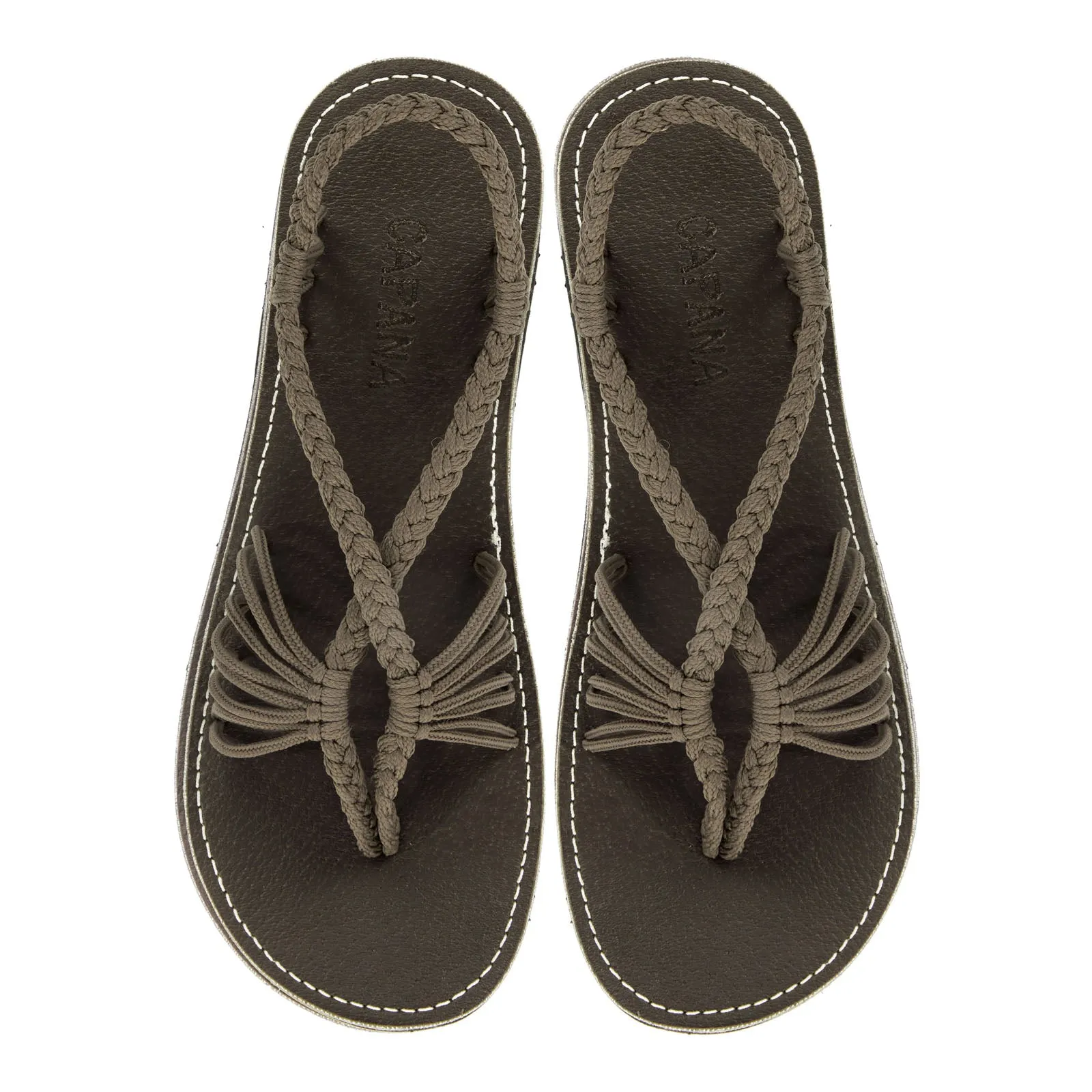 Cocoon- Taupe Rope Sandals