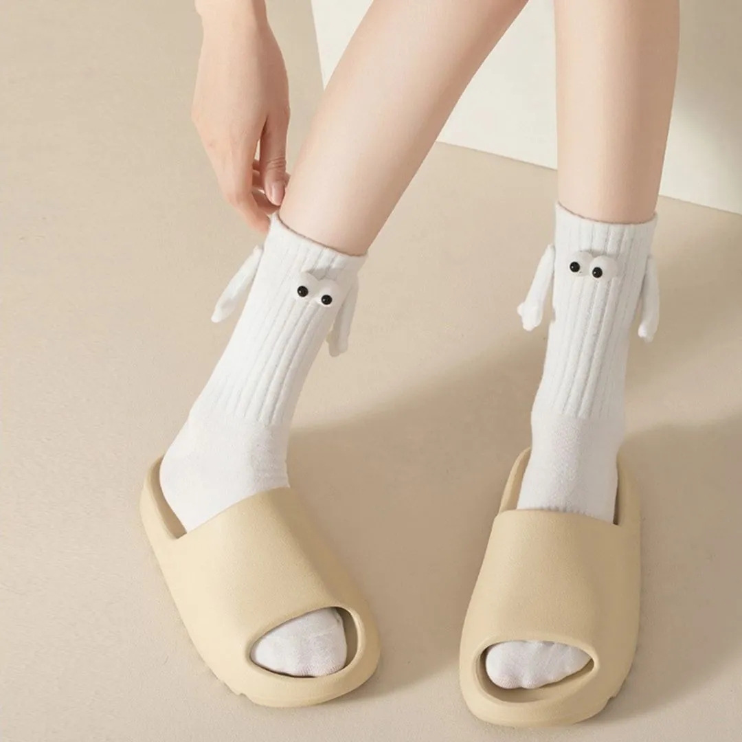 Connected Hands Socks | Loose You Never - Magnetic Friendship Socks [2 Pairs]