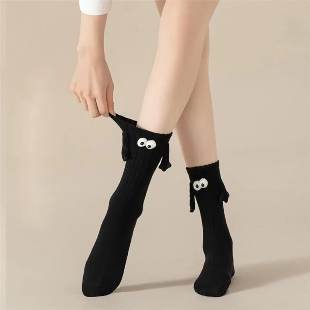 Connected Hands Socks | Loose You Never - Magnetic Friendship Socks [2 Pairs]