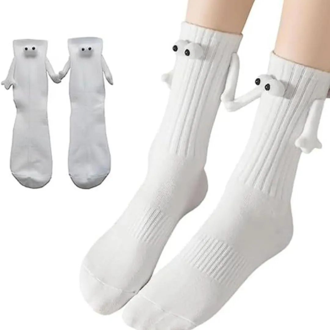 Connected Hands Socks | Loose You Never - Magnetic Friendship Socks [2 Pairs]