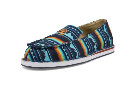 Danica Twisted X Hooey Slip-On - Blue Geo Landscape