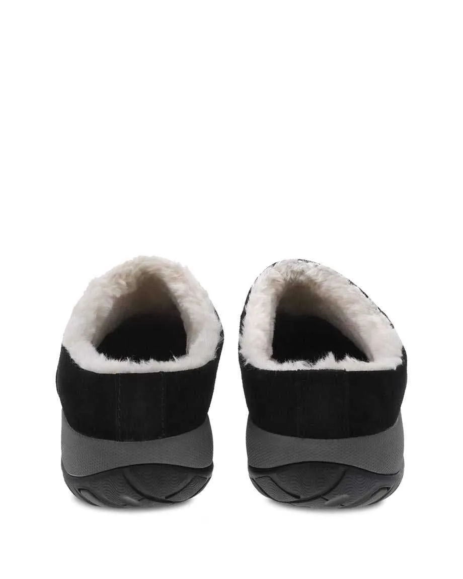 Dansko Women's Parson Slip On Shoes- Black Suede
