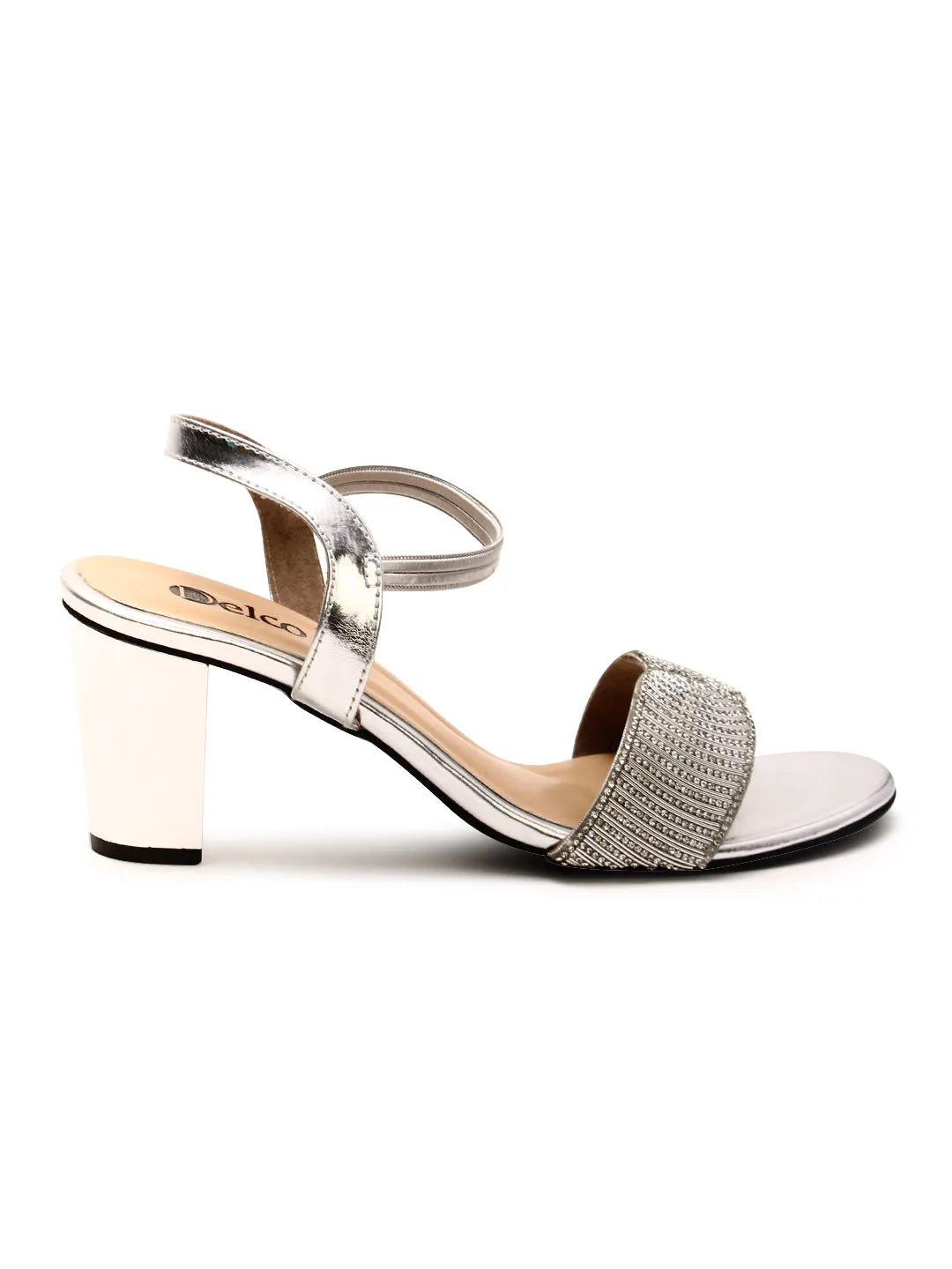 Delco Fancy Block Heel Pull-Ons