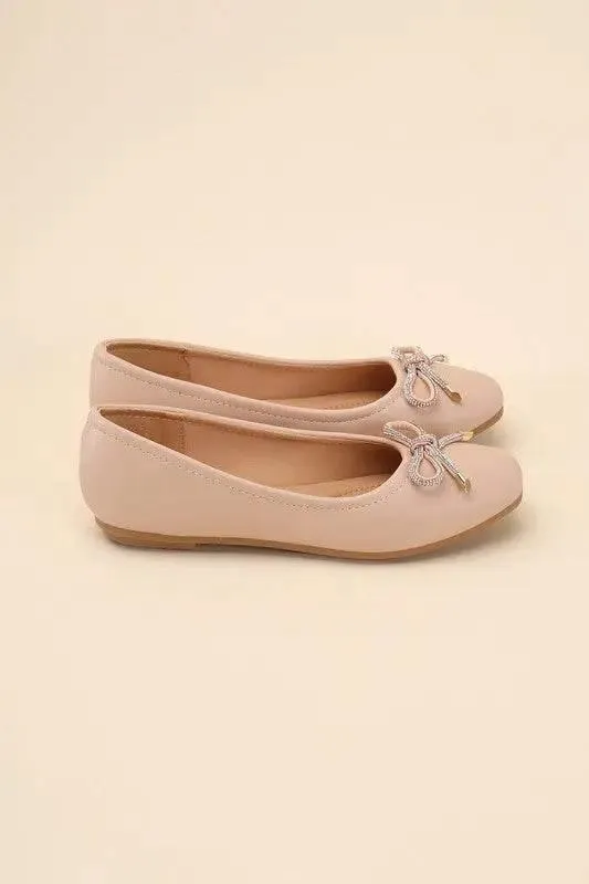 DOROTHY-77 Bow Ballet Flats