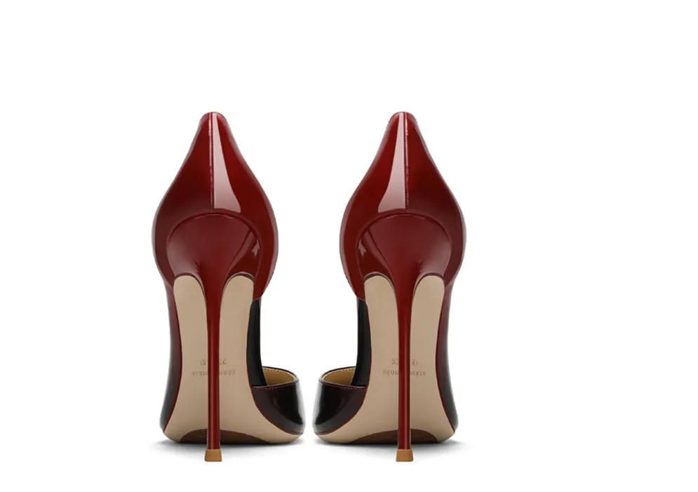 Escarpins Élégants - Side-Open High Heels for Women