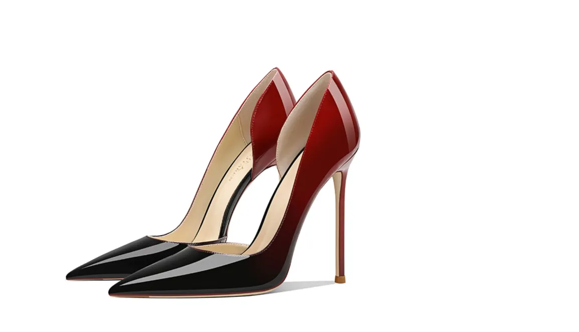 Escarpins Élégants - Side-Open High Heels for Women