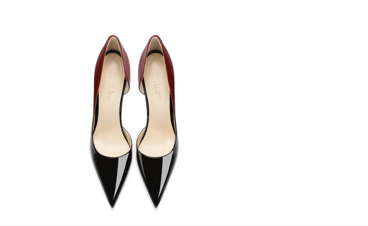 Escarpins Élégants - Side-Open High Heels for Women