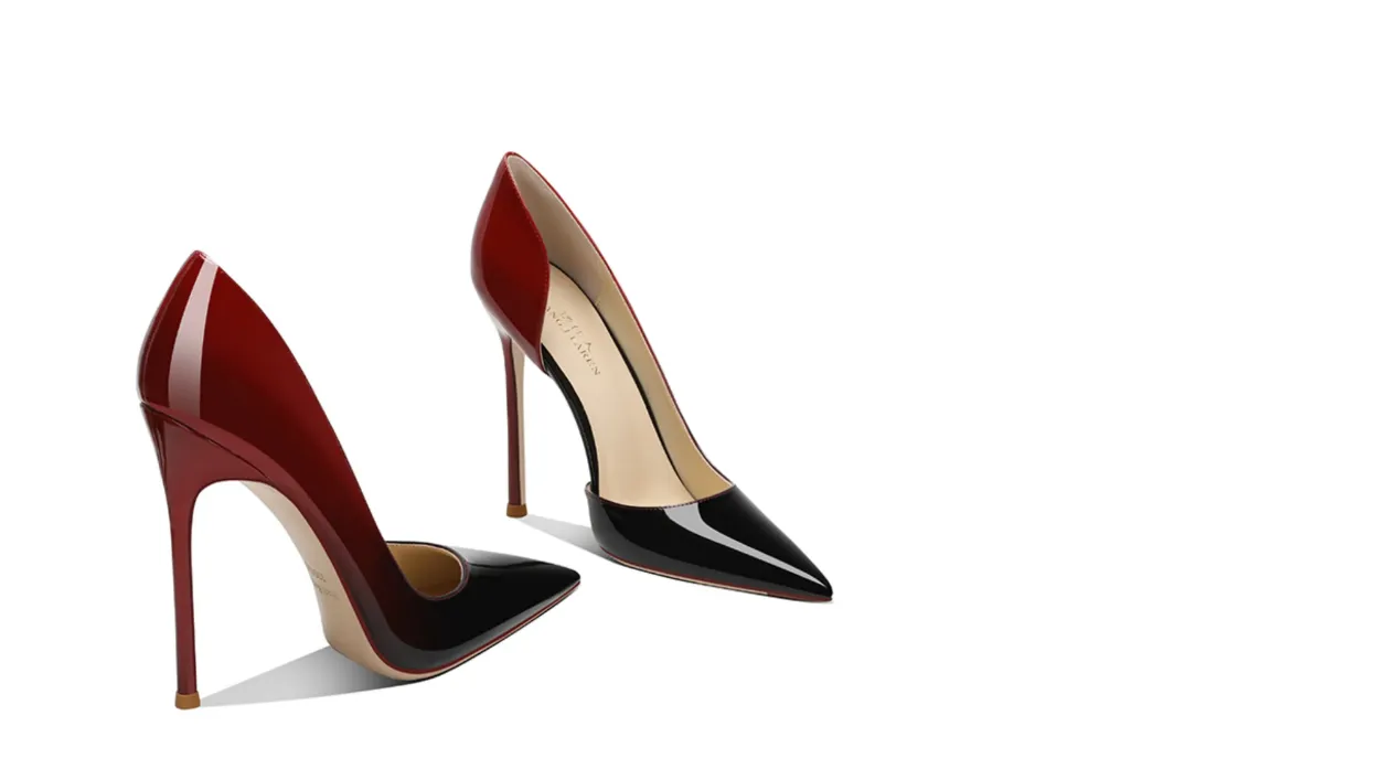 Escarpins Élégants - Side-Open High Heels for Women
