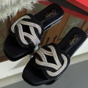 EVA Black Flats