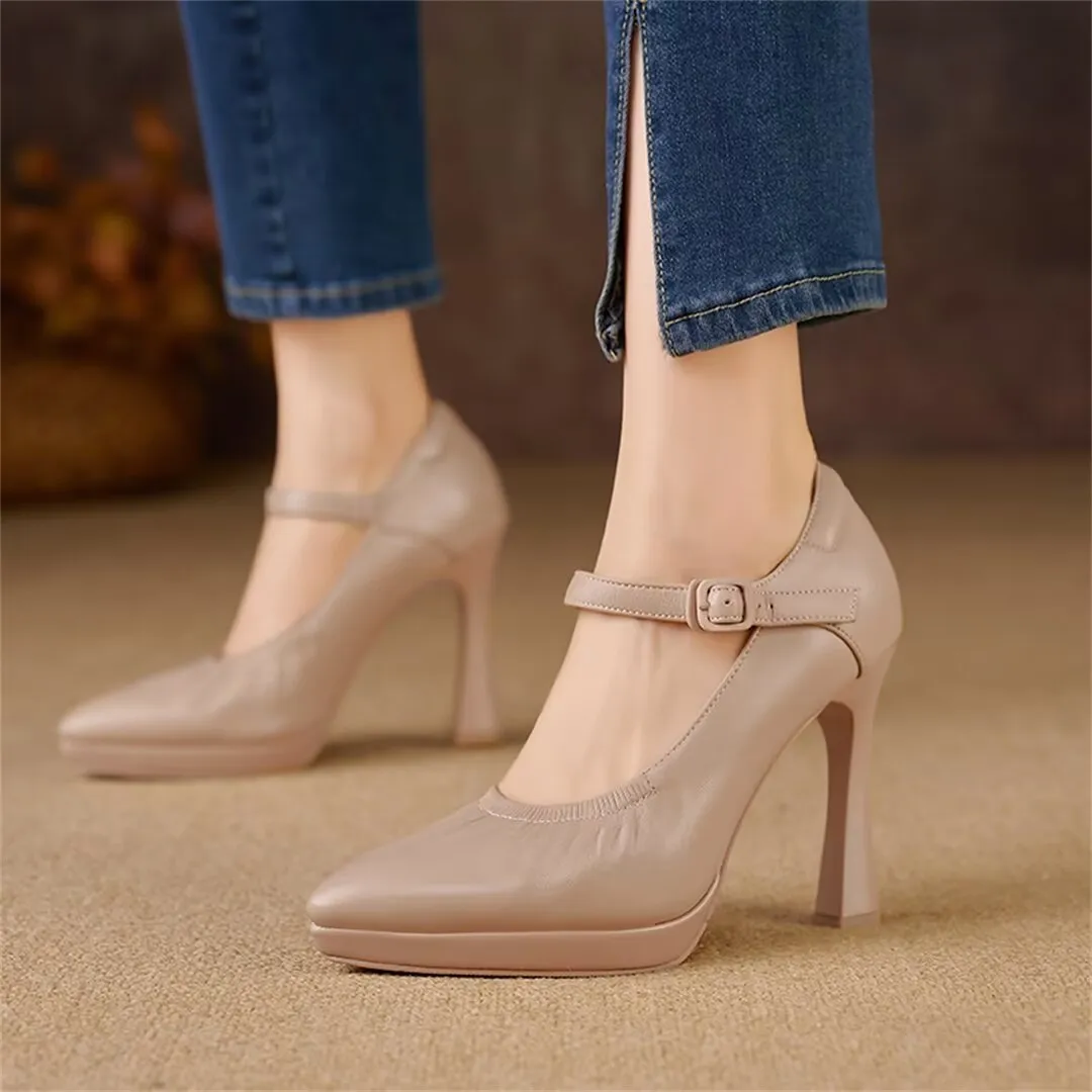 Fieralis Buckled Office Heels