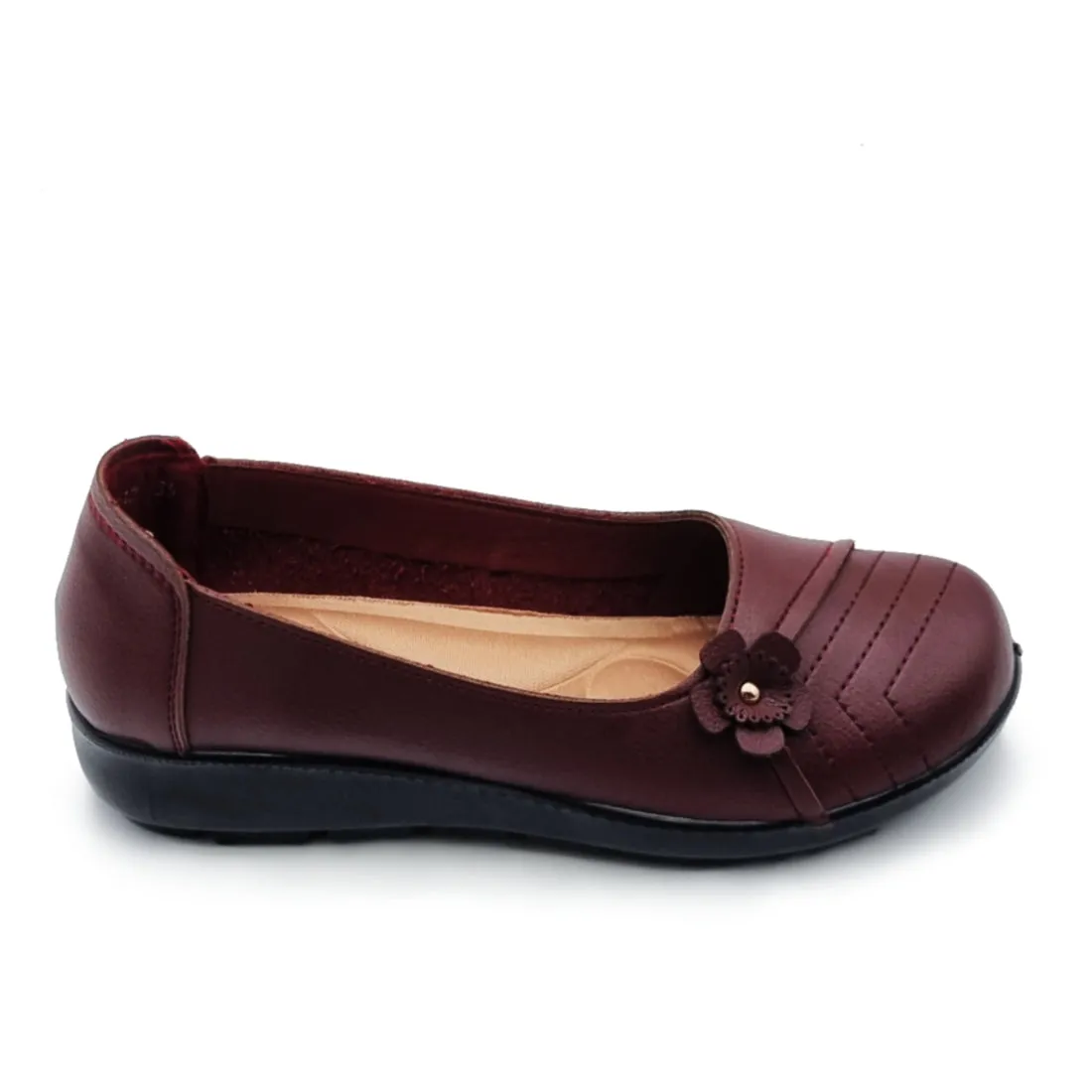 Flower Decor Slip On Shoes