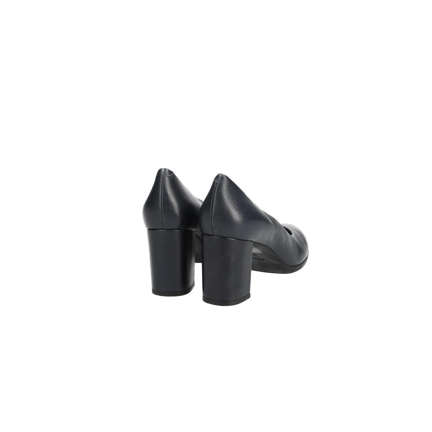 Geox D Annya A High-Heel Shoes Leather Blue Colour For Women