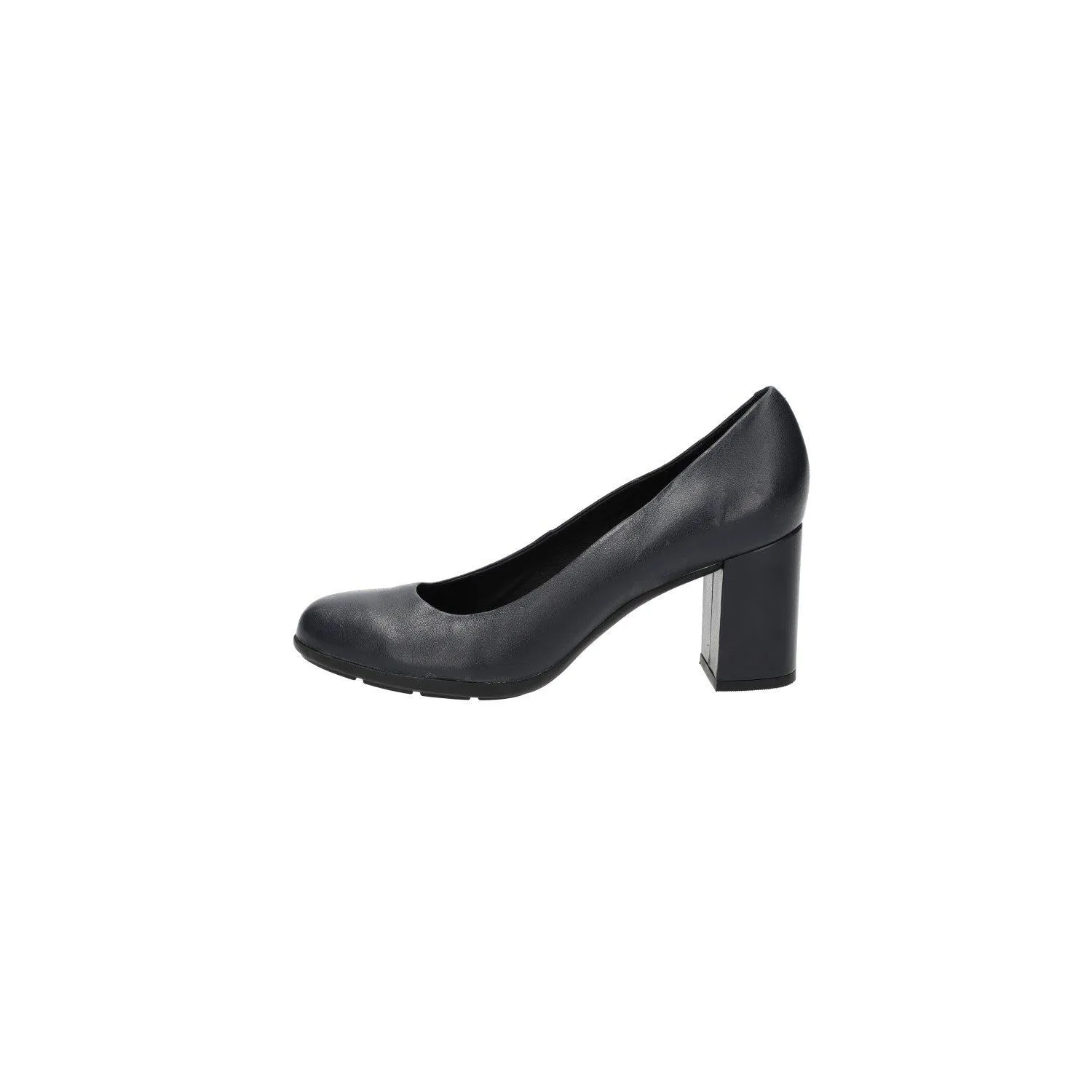 Geox D Annya A High-Heel Shoes Leather Blue Colour For Women