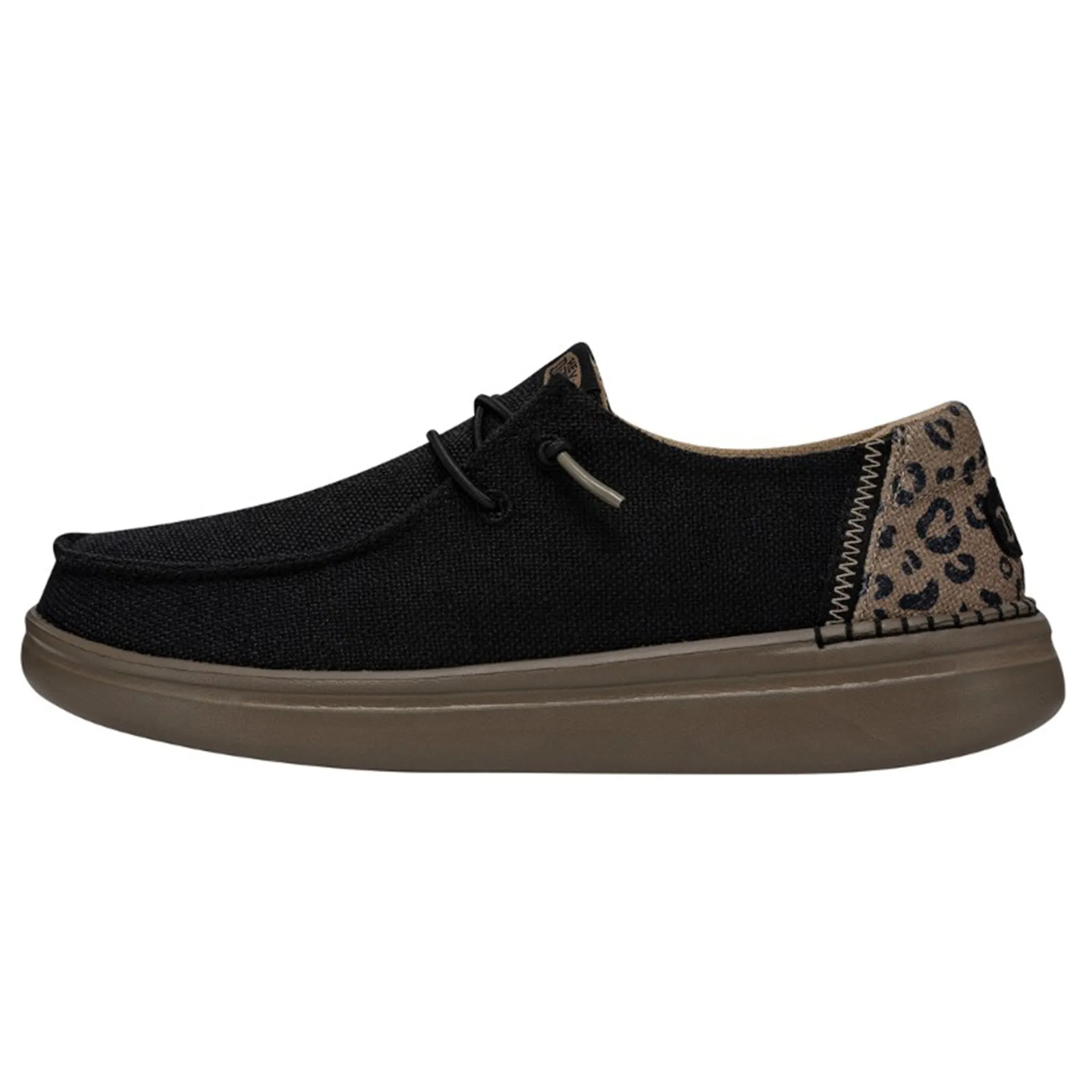 Hey Dude  Wendy Rise Leo Black Shoes
