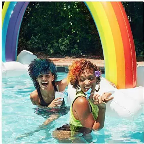 Inflatable Rainbow Water Spray Arch - Children's Day Outdoor Decoration