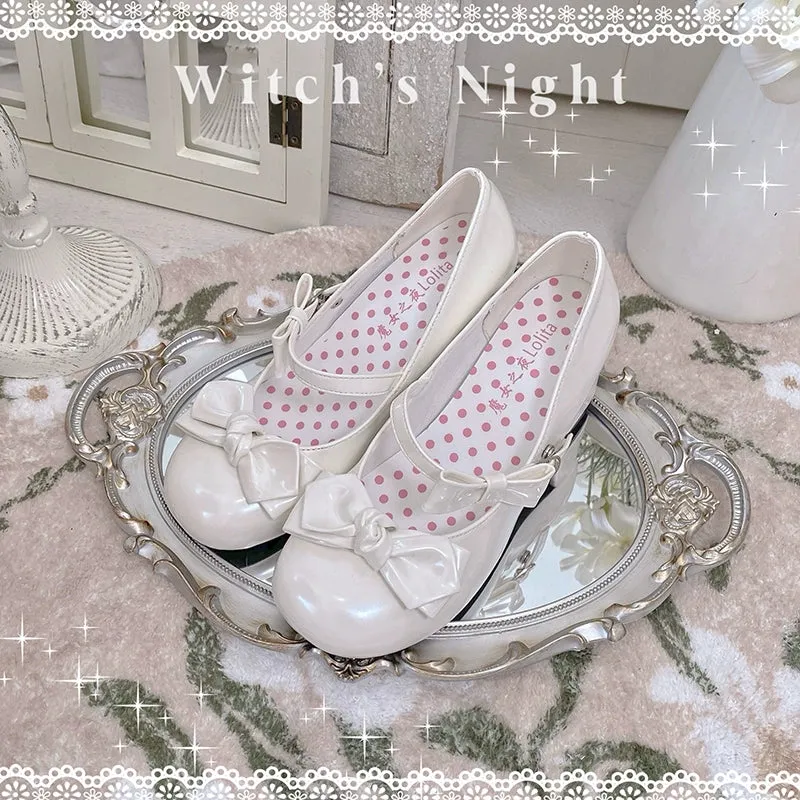 Instant Shipping! Double Bow Heels